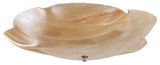 20W Metro Fusion Organic Slumped Glass Flushmount