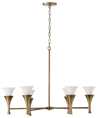 Capital Lighting 455761 Nola 6 Light 34"W Candle Style Chandelier - Mystic