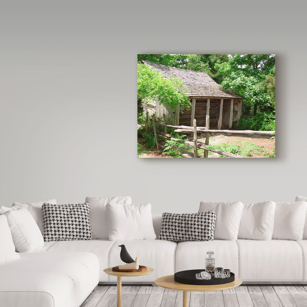 Audrey ''Old Cabin In Woods'' Canvas Art