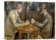 "The Card Players" Stretched Canvas Giclee by Paul Cezanne, 16"x13"