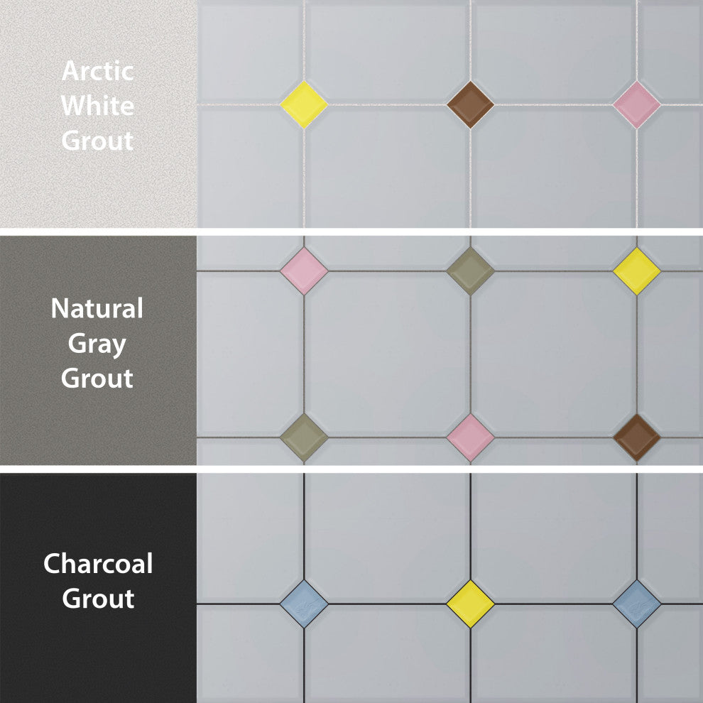 Vaudeville Octagon Humo, Taco Multi Porcelain Floor/Wall Tile