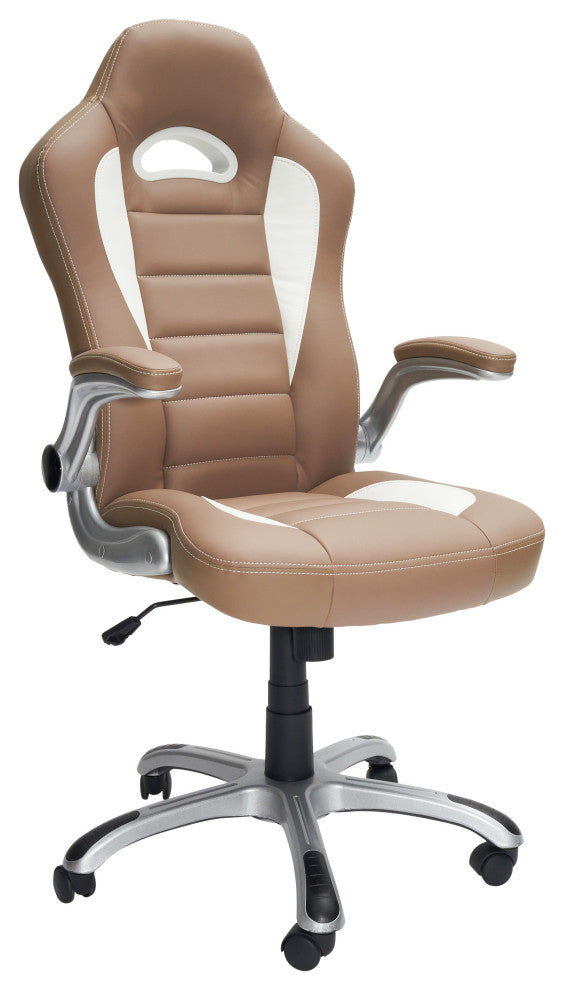 Techni Mobili Sport Race Executive Chair, Camel