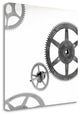 "Retro - Gears - 2" By Alan Blaustein, Giclee Print on Gallery Wrap Canvas