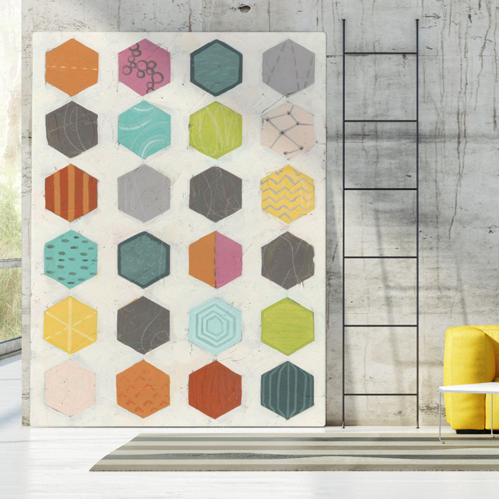 "Pattern Interaction I" Fine Art Giant Canvas Print, 54"x72"