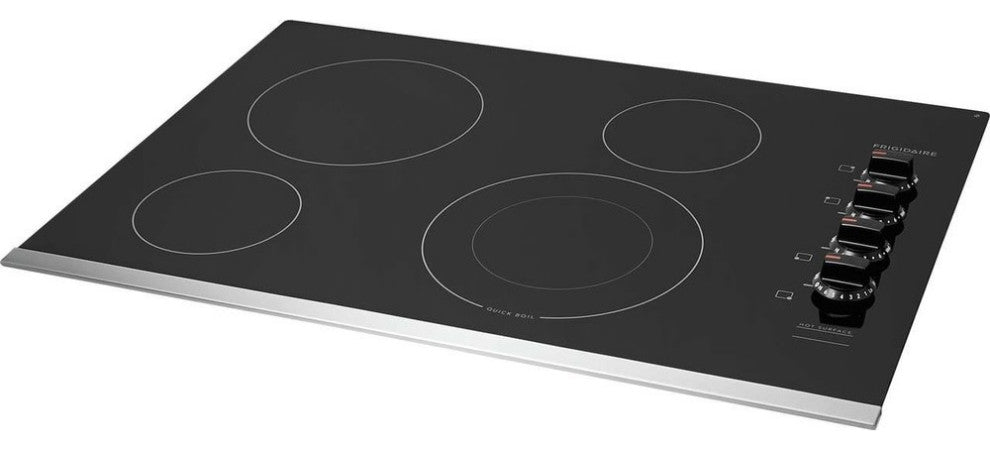 Frigidaire FFEC3025U 31"W 4 Burner Electric Cooktop - Black