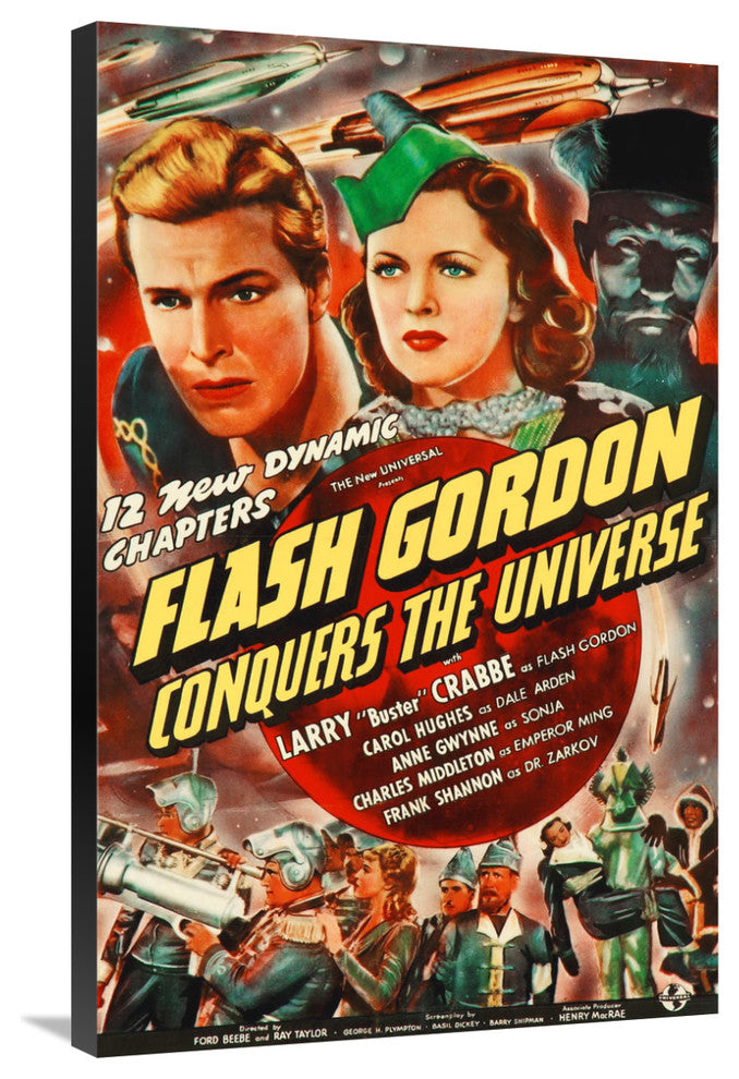 "Flash Gordon Conquers the Universe" Canvas by Hollywood Photo Archive, 23x36"