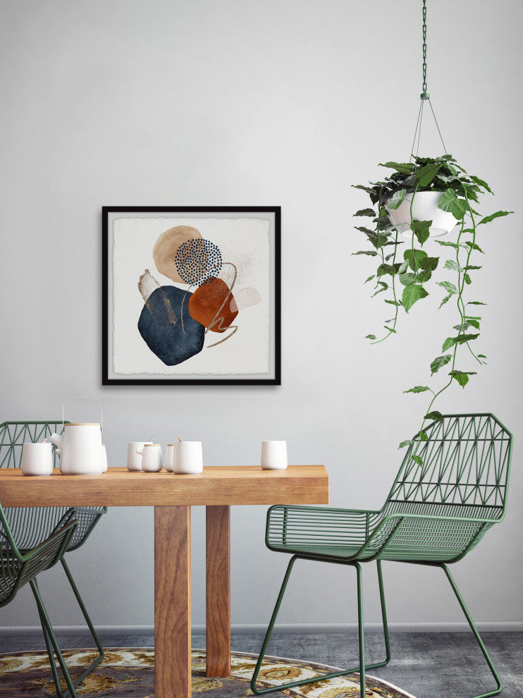 "Invisible Bridge" Framed Painting Print, 12x12
