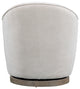 Ferguson Accent Chair With Swivel, Off White