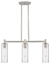 Crown Point 3 30.5" Island Lighting Polished Nickel