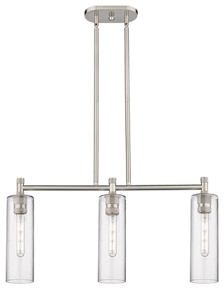 Crown Point 3 30.5" Island Lighting Polished Nickel