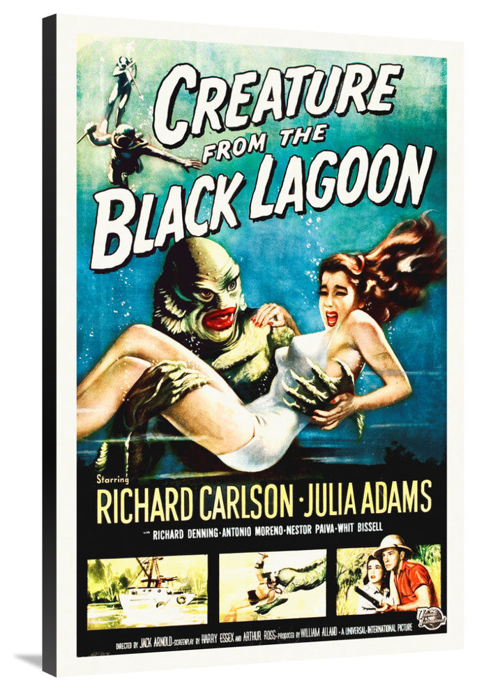 "Creature From The Black Lagoon" Canvas by Hollywood Photo Archive, 26x40"