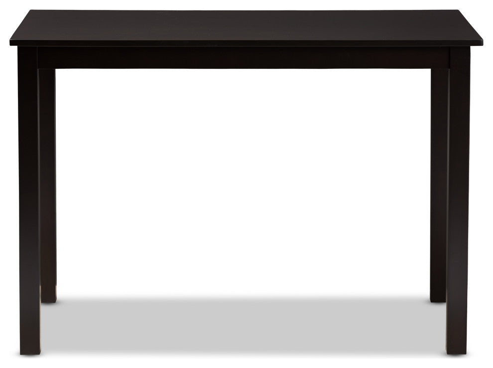 Rebellah 43" Dining Table, Espresso Brown