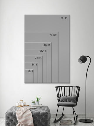 "Space Alphabet" Framed Painting Print, 12x18