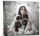 "Goddess Of Origami" Stretched Canvas Giclee by Kiyo Murakami, 16"x16"