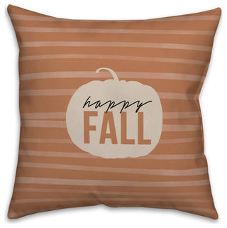Happy Fall 18x18 Spun Poly Pillow