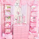 SlayStation Natalie Mirrored Column, Light Pink