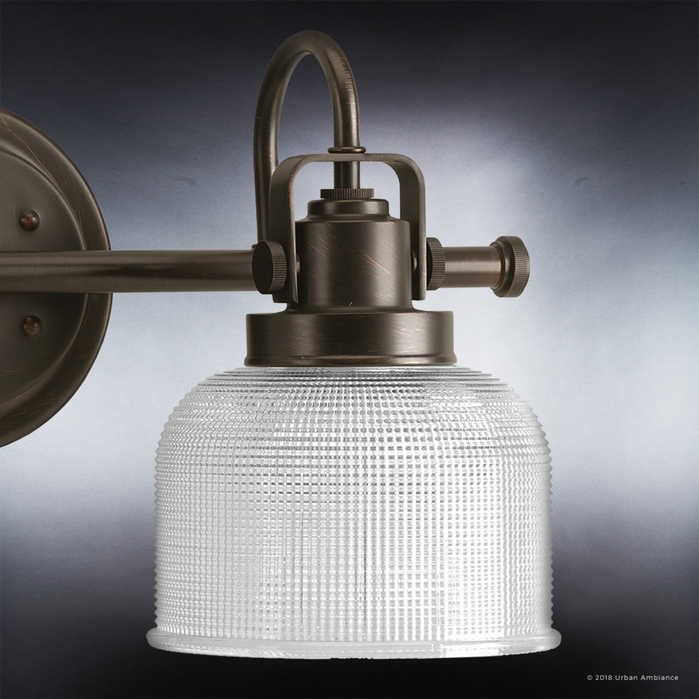 Luxury Industrial Bath Vanity Light, Harlow Series, Fashion Bronze