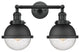 Innovations 208-BK-HFS-64-BK-LED Hampden 2 Light Bath Vanity Light, Matte Black