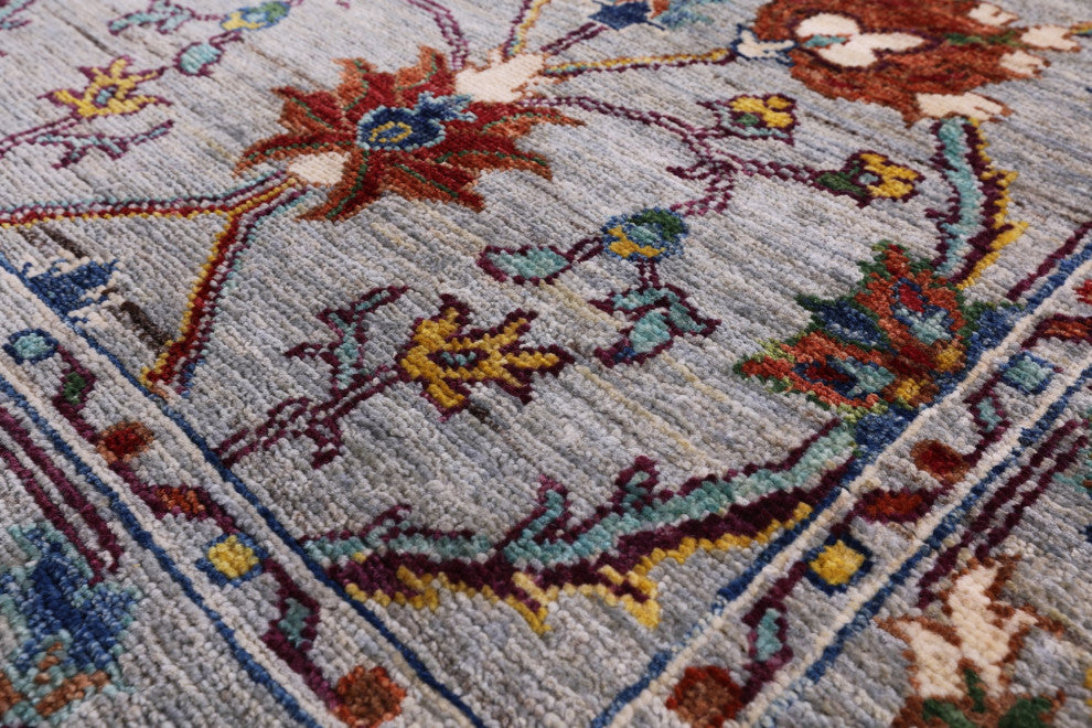 Runner Persian Tabriz Hand Knotted Rug 2' 8" X 9' 11" Q5735
