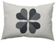 Lucky Clover St. Patrick's Day Decorative Lumbar Pillow, Pepper, 14x20"