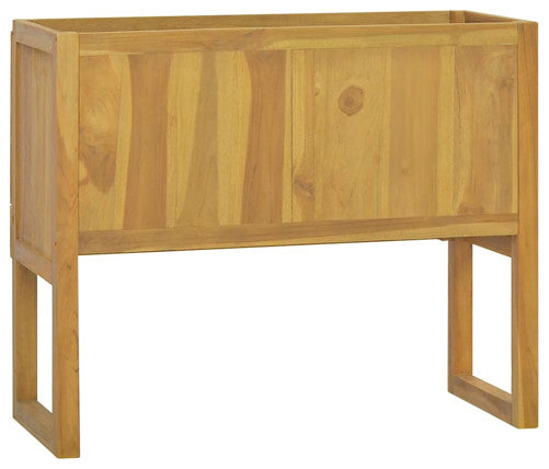 vidaXL Bathroom Cabinet Bathroom Cupboard Storage Cabinet Solid Wood Teak