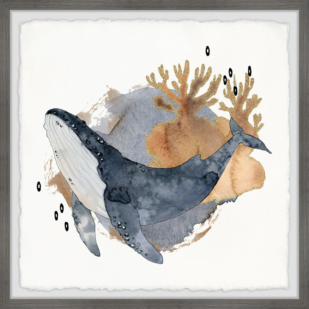 "Rule the Waters" Framed Painting Print, 32x32