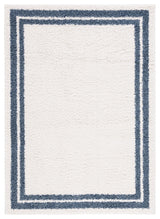 Safavieh Himalaya Collection CLC100A Rug, Ivory/Blue, 5'3" X 7'6"