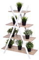 X-Shape 4-Tier Display Shelf Rack Potting Ladder