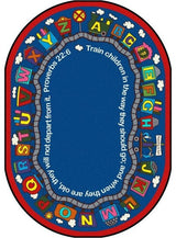 Kid Essentials - Inspirational Area Rugs Bible Train Rug