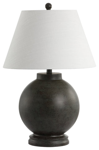 Sophie Resin LED Table Lamp, Dark Gray, 26"