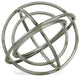 Nebulus Metal Orb Decor, Gray