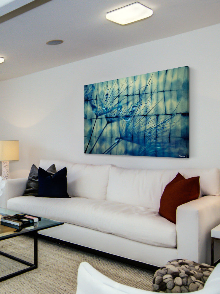 "Dandelion Dew" Fine Art Canvas Print, 45"x30"