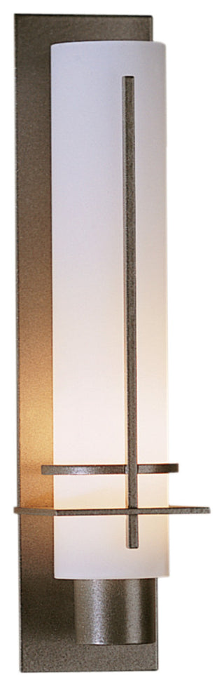 After Hours Sconce, Dark Smoke Finish, Opal Glass