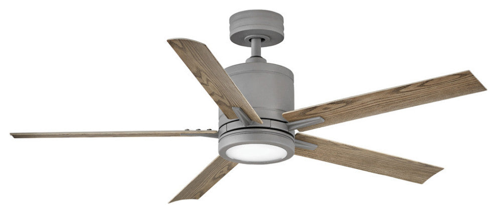 Hinkley Vail 52" LED Indoor/Outdoor Ceiling Fan, Graphite