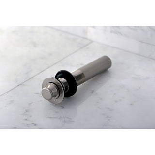 Fauceture Lift and Turn Sink Drain without Overflow, Brushed Nickel