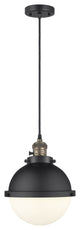 INNOVATIONS 201CSW-BAB-HFS-81-BK 1-Light Mini Pendant Matte Black