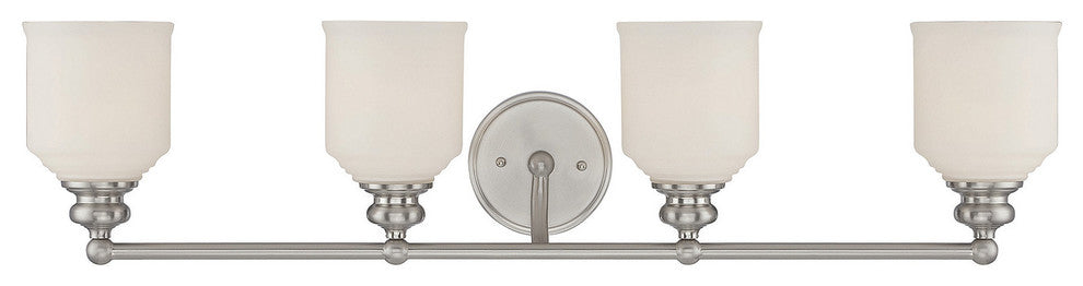 Savoy House Melrose Four Light Bath 8-6836-4-SN