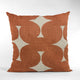 Plutus Red Maze Dot Luxury Throw Pillow, 12"x20"