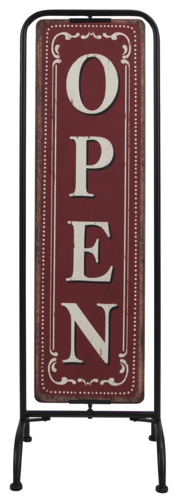 Red/White 2 Sided Open/Closed Sign
