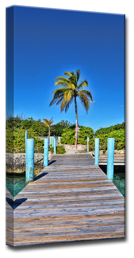 Ready2HangArt 'Rustic Palm Pier' by Christopher Doherty