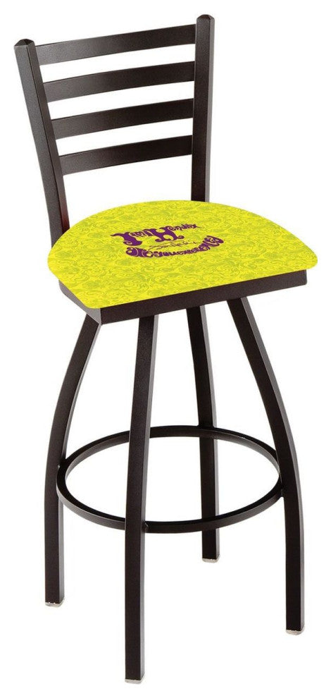Holland L014 Jimi Hendrix AYE Yellow 25" Counter Stool - Black
