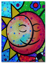 Prisarts 'Sun And Moon Lovers' Canvas Art, 14" x 19"