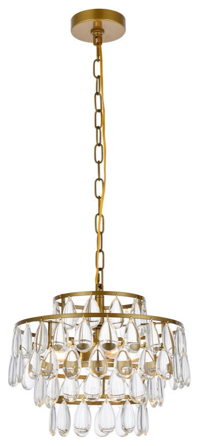 Murphy 14" Pendant, Brass