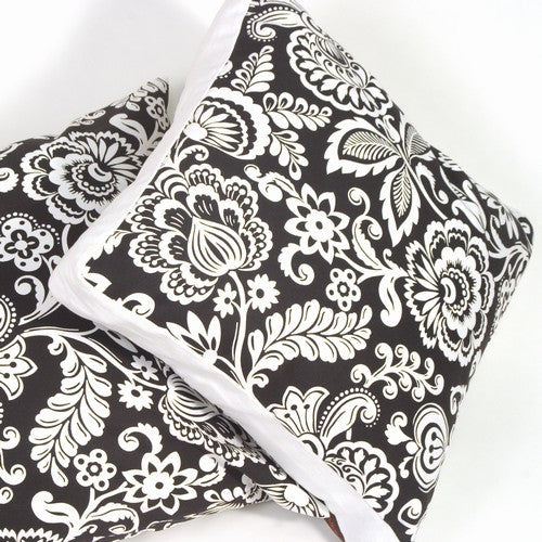 Pillow Decor - Flower Power with Box Edge Accent Pillow