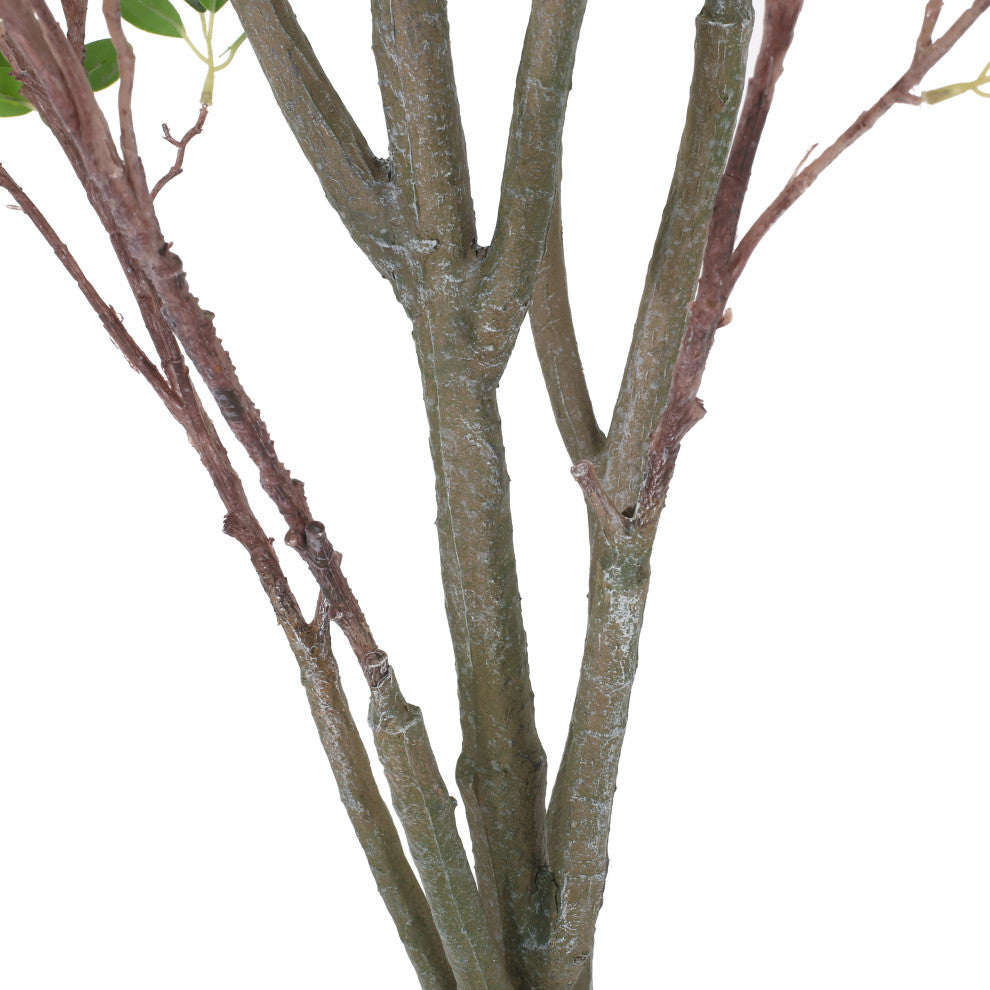 Willey Artificial Leaf Tree, Green, 25wx17dx59h