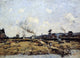 Eugene-Louis Boudin Trouville  the Ferry to Deauville Gallery Wrapped Canvas