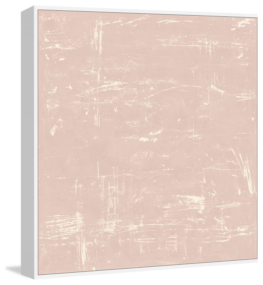 "Illusion and Reality" Floater Framed Painting Print on Canvas, 32x32