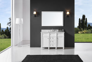 48" Single Bathroom Vanity Base, White