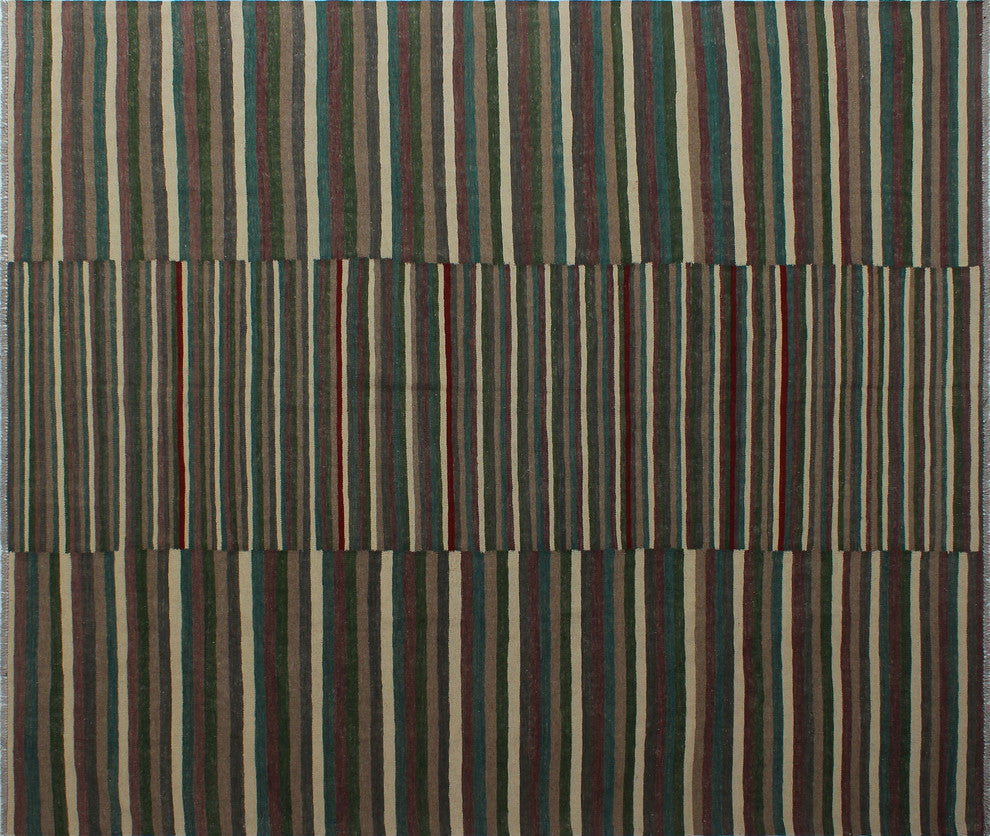 Winchester Kilim Gulbahar Green Rug, 8'4x9'9