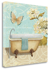 "Light Breeze Bath II" By Daphne Brissonnet, Giclee Print on Gallery Wrap Canvas